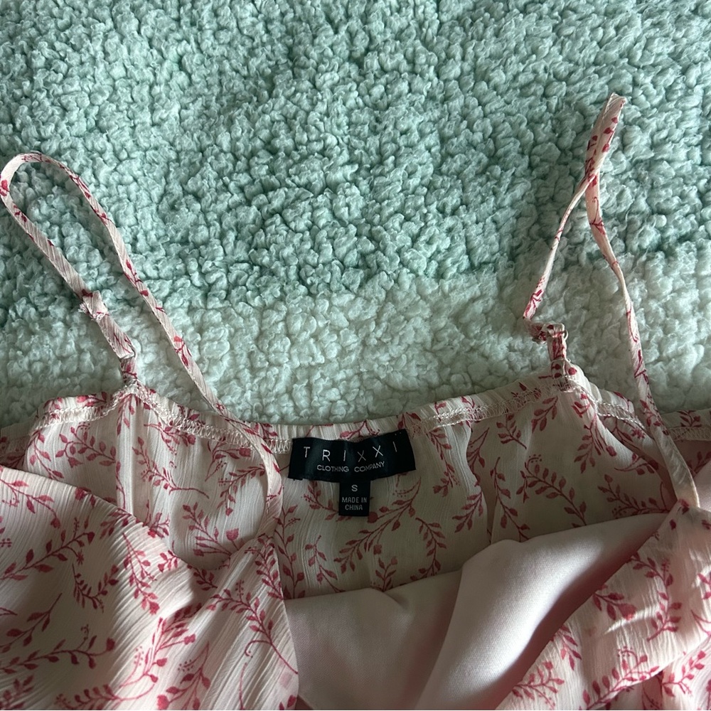 Trixxi Pink Ruffled Mini Dress - Picture 4 of 6